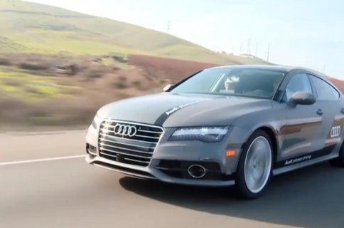 Audi A7 550 miles på automatpilot