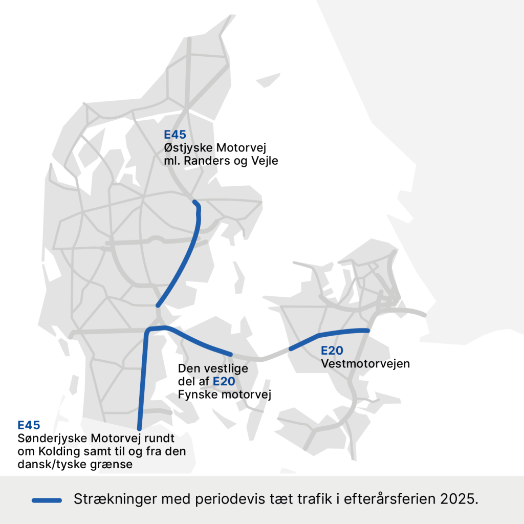 Advarsel fra asfaltens frontlinje: Her bliver trafikken værst i efterårsferien