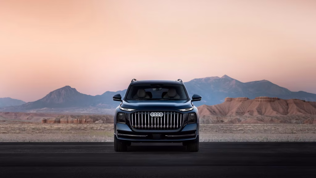 Audi Q9 er landet – og den er omtrent lige så diskret som en privatjet på Bilkas parkeringsplads
