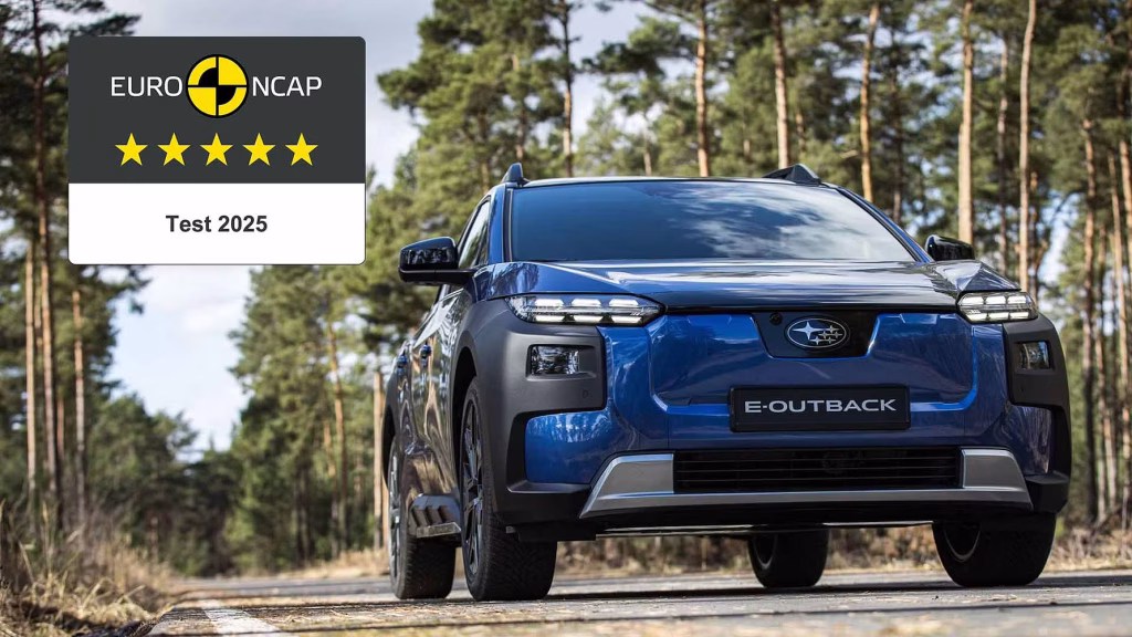 Nye Subaru E-Outback scorer topkarakter i Euro NCAP: Fem stjerner på sikkerheden
