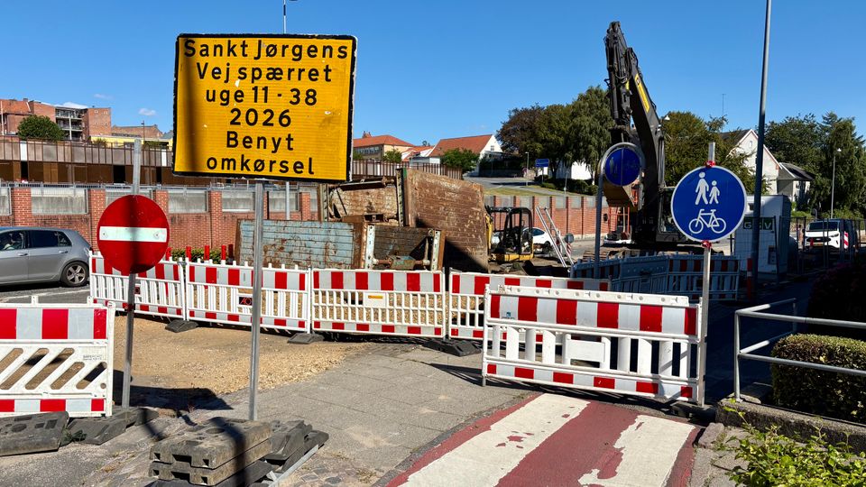 Viborg-trafikken bliver presset det næste halve år: Flere store vejarbejder rammer samtidig
